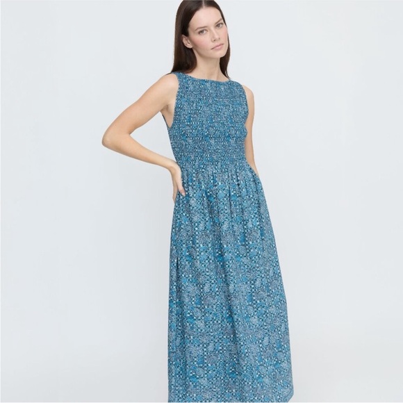 NEW Hill House Cosima Nap dress. Calico Trellis, Navy. XS. NWT - Picture 4 of 6